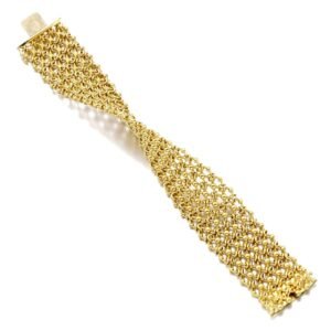 Cartier Geroges Lenfant Paris Vintage Woven Bracelet