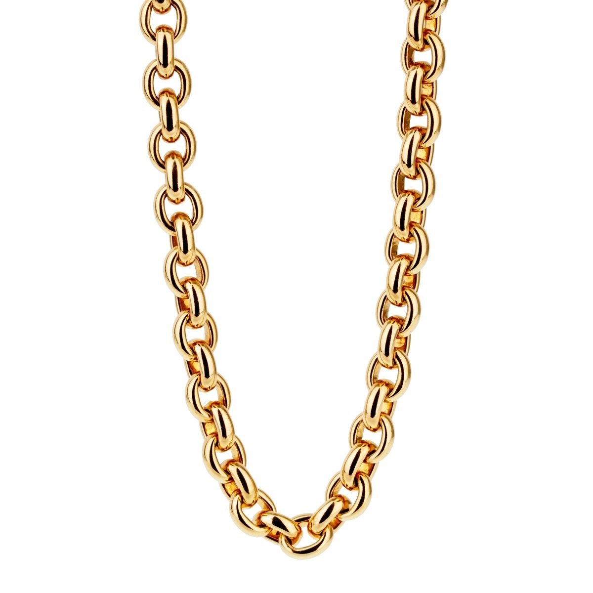 Cartier Gold Chain Link Necklace