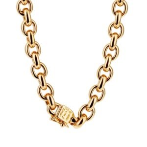 Cartier Gold Chain Link Necklace