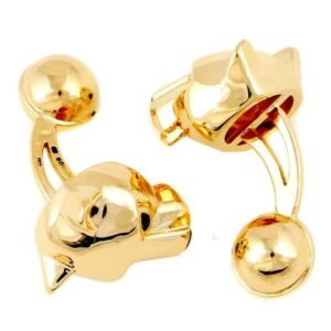 Cartier Gold Panthere Cufflinks