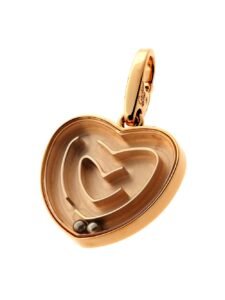 Cartier Heart Labyrinth Gold Charm