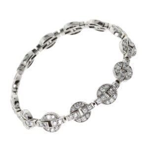 Cartier Himalia Diamond White Gold Bracelet