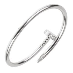 Cartier Juste Un Clou White Gold Diamond Bangle Bracelet