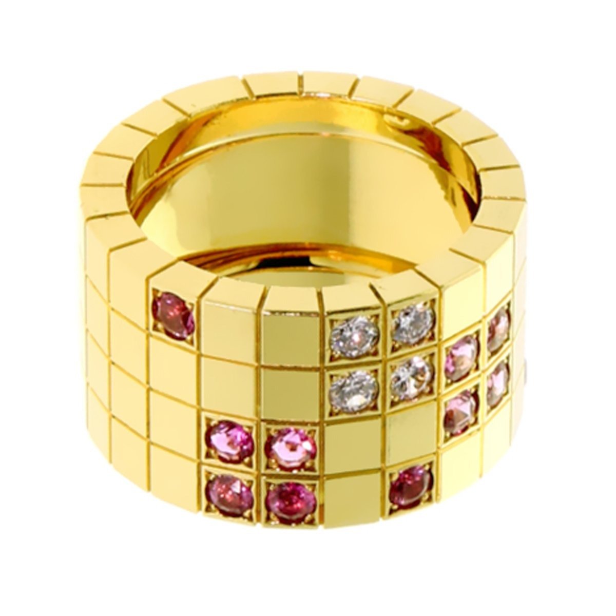 Cartier Lanieres Pink Sapphire Dia