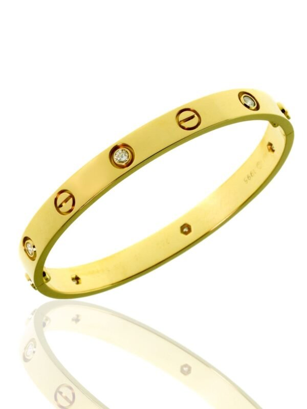 Cartier Love 6 Diamond Bangle Brac