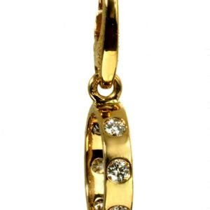 Cartier Love Gold Diamond Charm Pendant