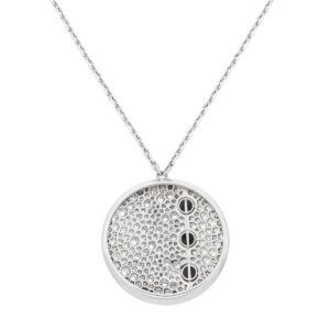 Cartier Love Pave Diamond White Gold Necklace