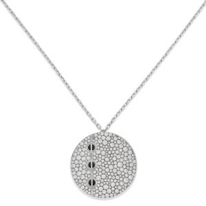 Cartier Love Pave Diamond White Gold Necklace