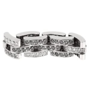 Cartier Maillon Limited Edition Panthere Diamond White Gold Ring