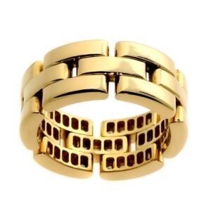 Cartier Maillon Panthere Diamond Gold Ring