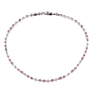 Cartier Meli Melo Diamond Pink Sapphire Necklace