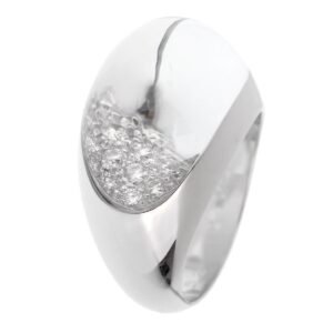 Cartier Myst Diamond Rock Crystal White Gold Ring