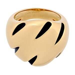 Cartier Panthere Claw Yellow Gold Cocktail Ring Sz 6 1/2