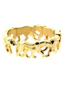 Cartier Panthere Cuff Gold Bangle