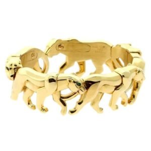 Cartier Panthere Cuff Gold Bangle