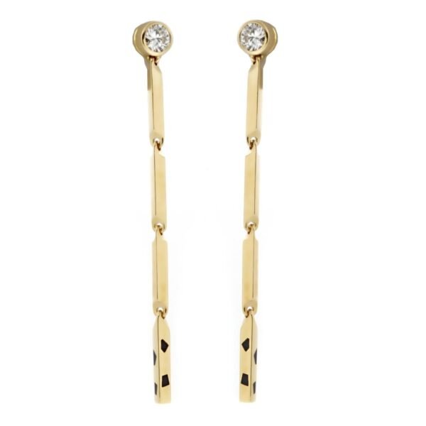 Cartier Panthere Diamond Drop Earr