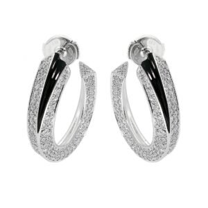 Cartier Panthere Diamond Onyx Earrings