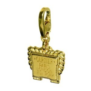 Cartier Paris Gold Charm Pendant