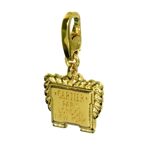 Cartier Paris Gold Charm Pendant