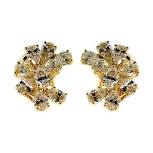 Cartier Pear Shape Diamond Earring