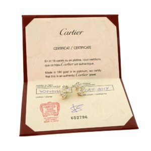 Cartier Pear Shape Diamond Earrings