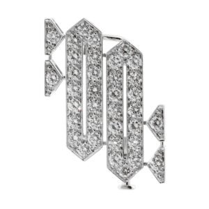 Cartier Platinum Diamond Brooch