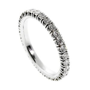 Cartier Platinum Diamond Eternity Band