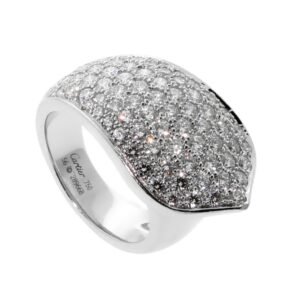 Cartier Ruban Diamond White Gold Ring