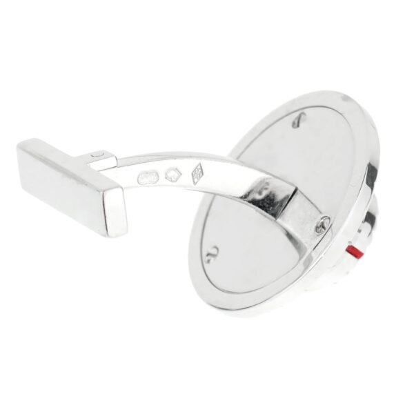 Cartier Safe Combination White Gold Cufflinks - Image 3