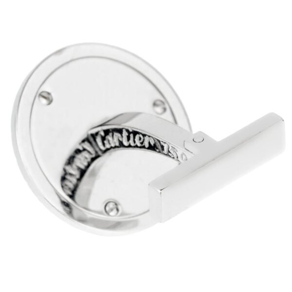 Cartier Safe Combination White Gold Cufflinks - Image 2