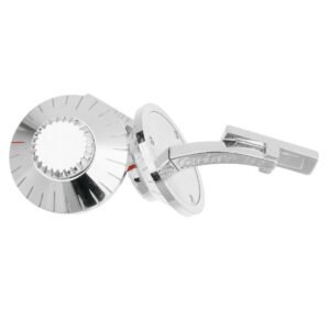 Cartier Safe Lock Combination White Gold Cufflinks