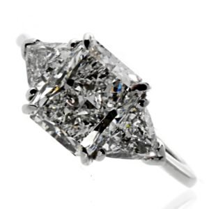 Cartier Starburst Diamond Engagement Ring in Platinum