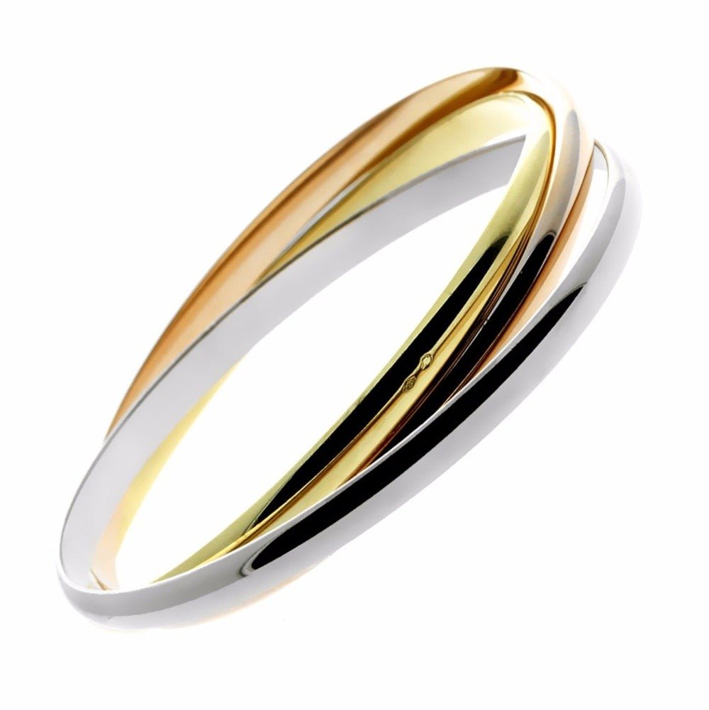 Cartier Trinity Gold Bangle Bracel