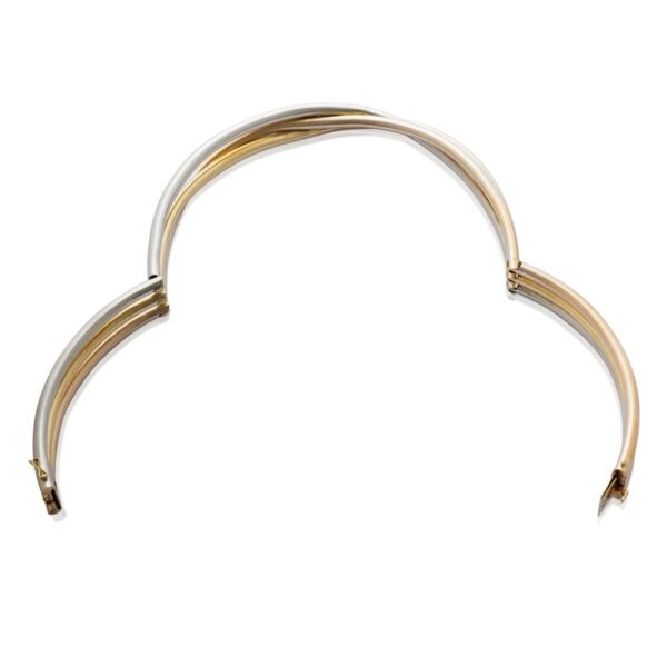 Cartier Trinity White Yellow Rose Gold Choker Necklace - Image 3