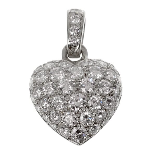 Cartier White Gold Diamond Heart