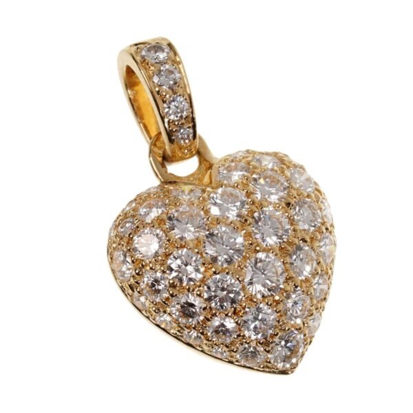 Cartier Yellow Gold Diamond Heart