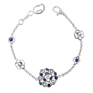 Chanel Camellia Sapphire Diamond W