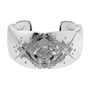 Chanel Coco Crush Diamond Cuff Bangle Bracelet