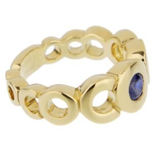 Chanel Coco Sapphire Yellow Gold Ring