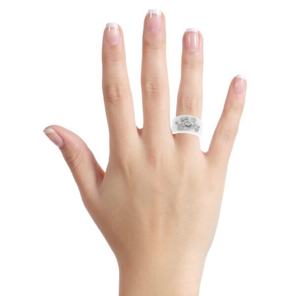 Chanel Comete Ceramic Large Diamond Ring - Image 3