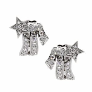 Chanel Comete Shooting Star Diamond Earrings