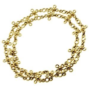 Chanel Gemstone 18k Yellow Gold Sautoir Necklace