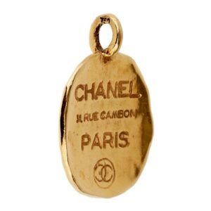 Chanel Paris Gold Vintage Pendant