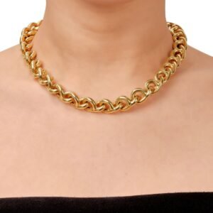 Chanel Vintage 18k Yellow Gold Chain Necklace