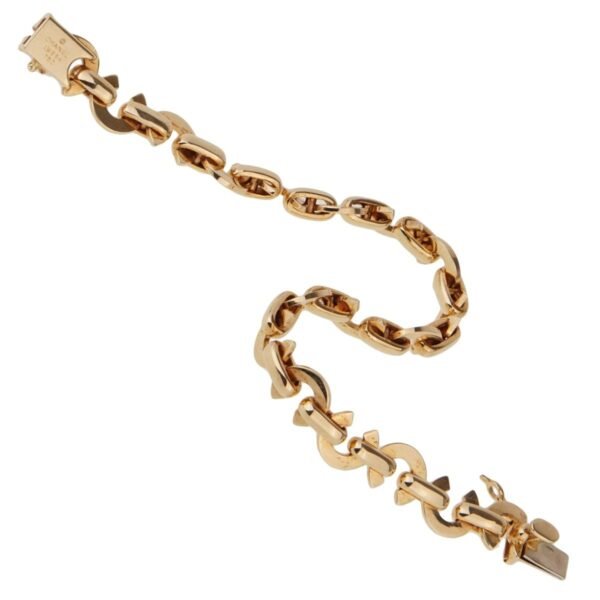 Chanel Yellow Gold C Charm Bracelet - Image 2