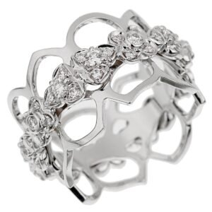 Chaumet Hortensia Diamond White Gold Eternity Cocktail Ring