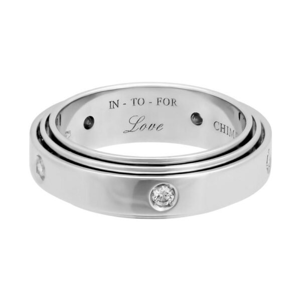 Chimento Diamond White Gold Band Ring - Image 2