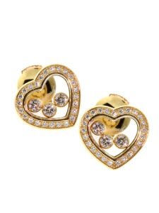 Chopard Happy Diamond Gold Earring