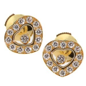 Chopard Happy Diamond Gold Earrings