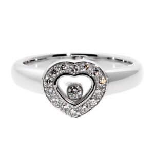 Chopard Happy Diamond Ring White Gold 821084-1111